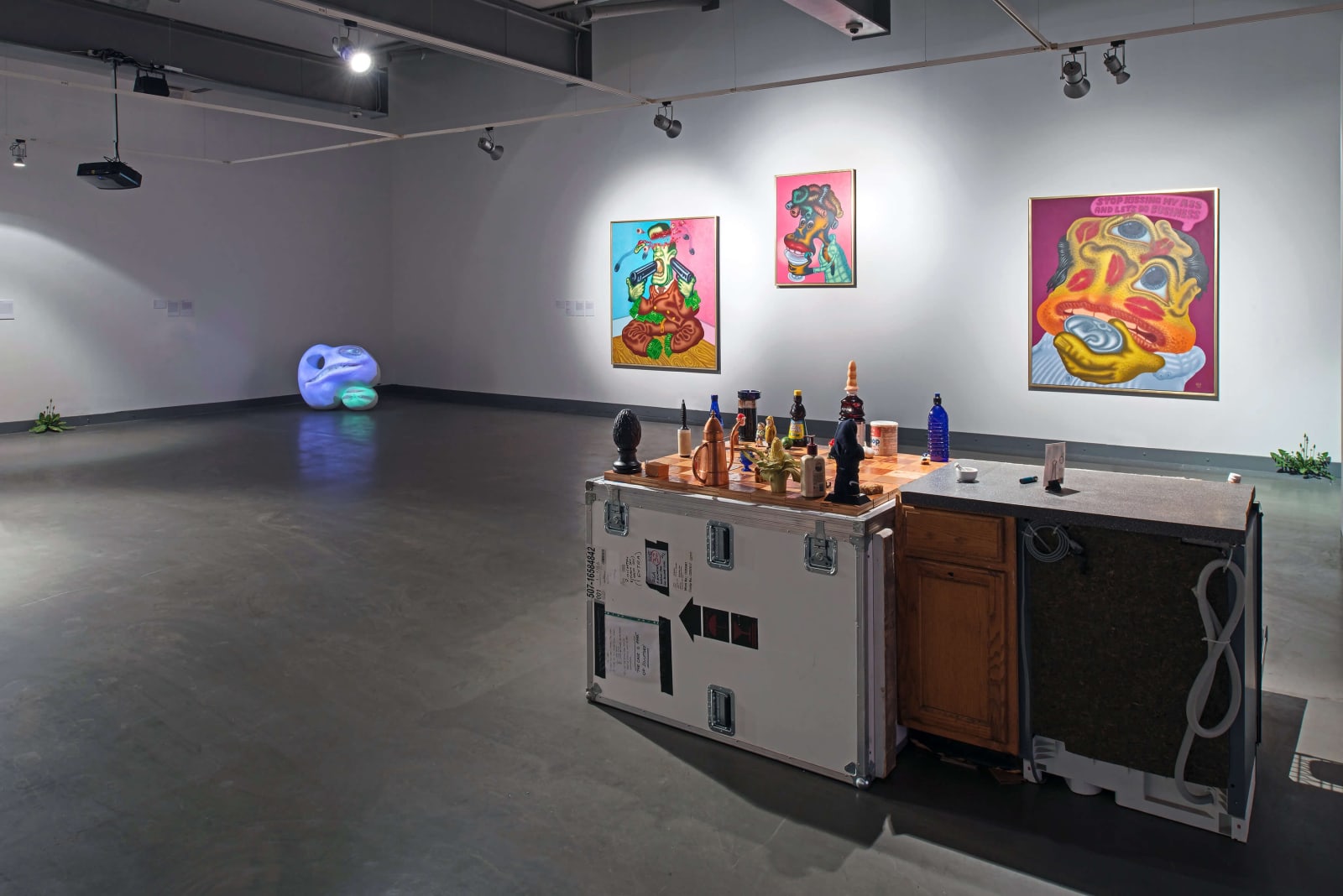Peter Saul, Woman Drinking Martini, 2009