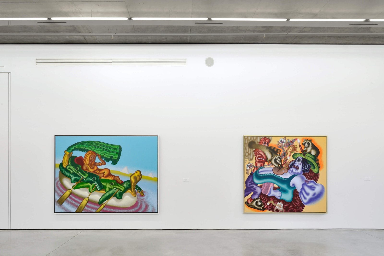 Peter Saul, Raccoon Artist Surprises the Art World, 2009