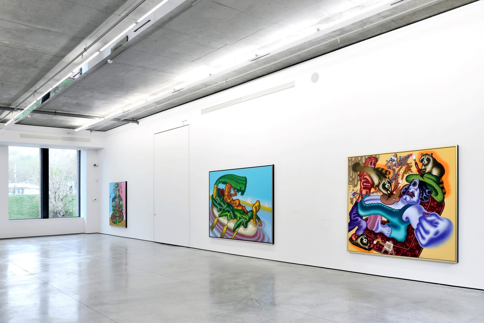 Peter Saul, Raccoon Artist Surprises the Art World, 2009