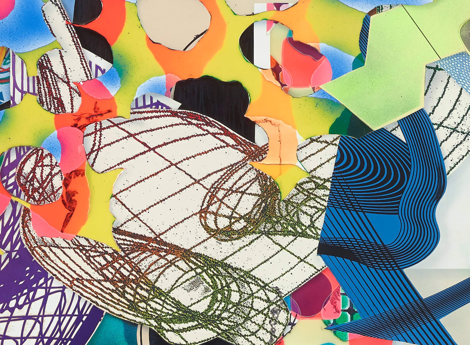 Frank Stella, The Duel E, 2001