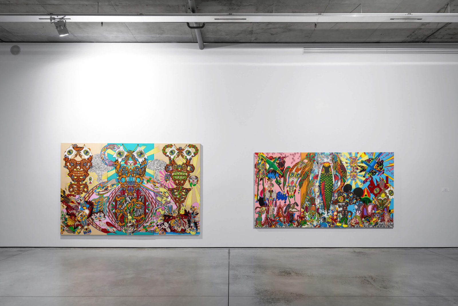 Keiichi Tanaami, Carp Climbing Waterfall, 2017