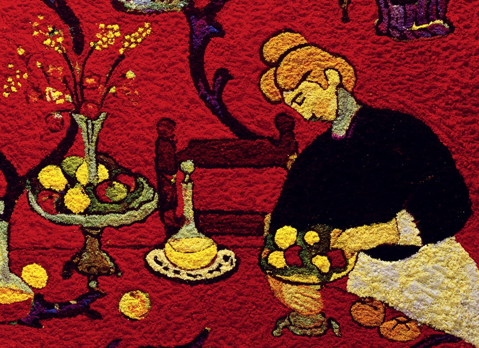 Vik Muniz, Harmony in red, after Matisse , 2005