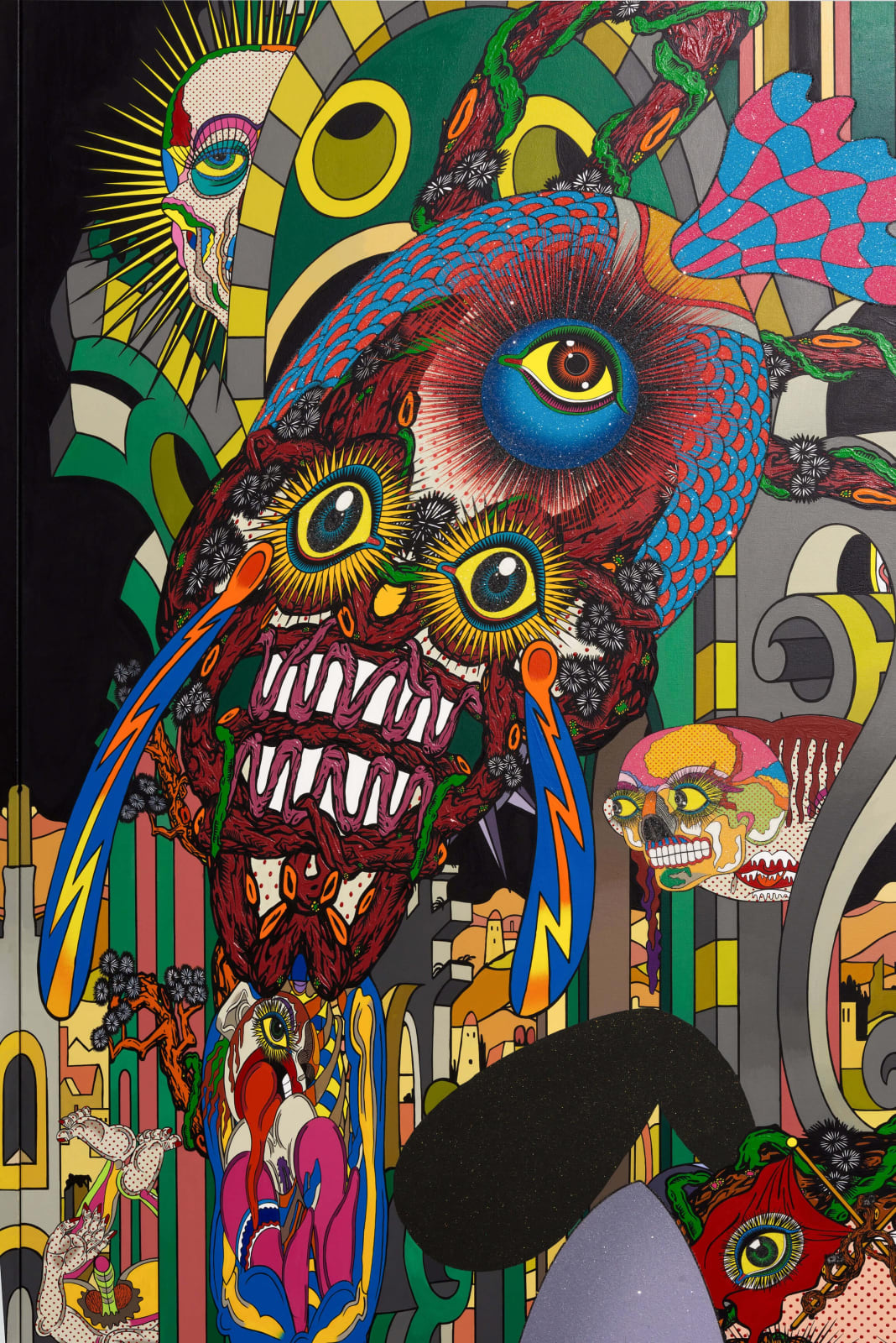 Keiichi Tanaami, What the Shadows Imply, 2017