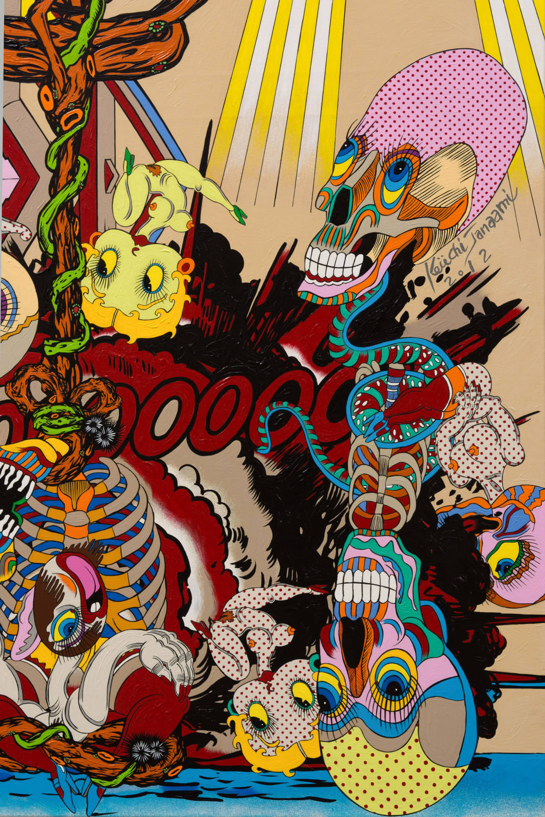 Keiichi Tanaami, Death Bridge, 2012