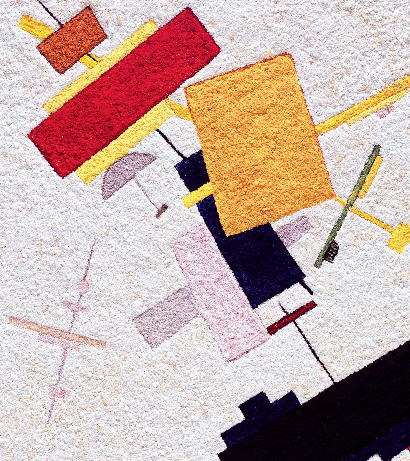 Vik Muniz, Supremus N56, after Kazimir Malevich, 2007