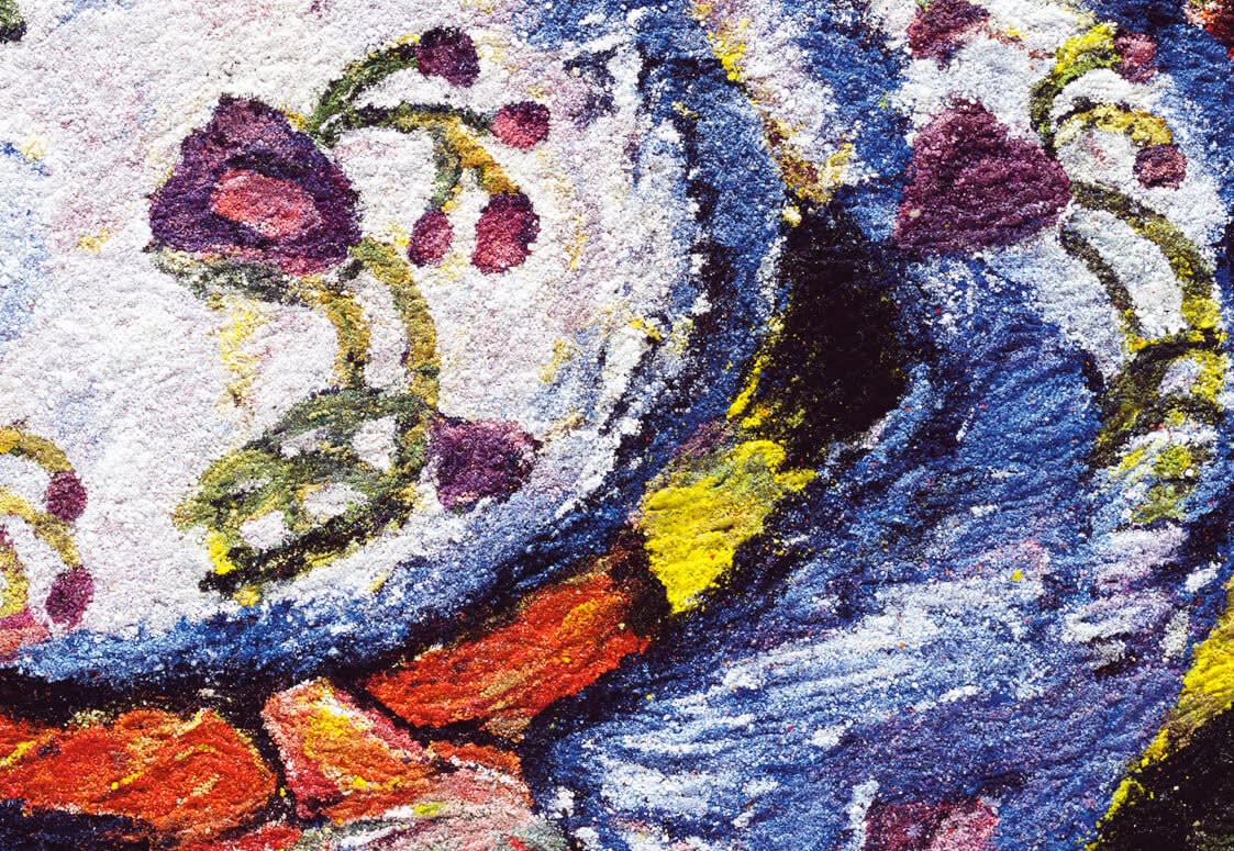 Vik Muniz, Portrait of a boy in painted shirt, after Ilya Mashkov, 2007