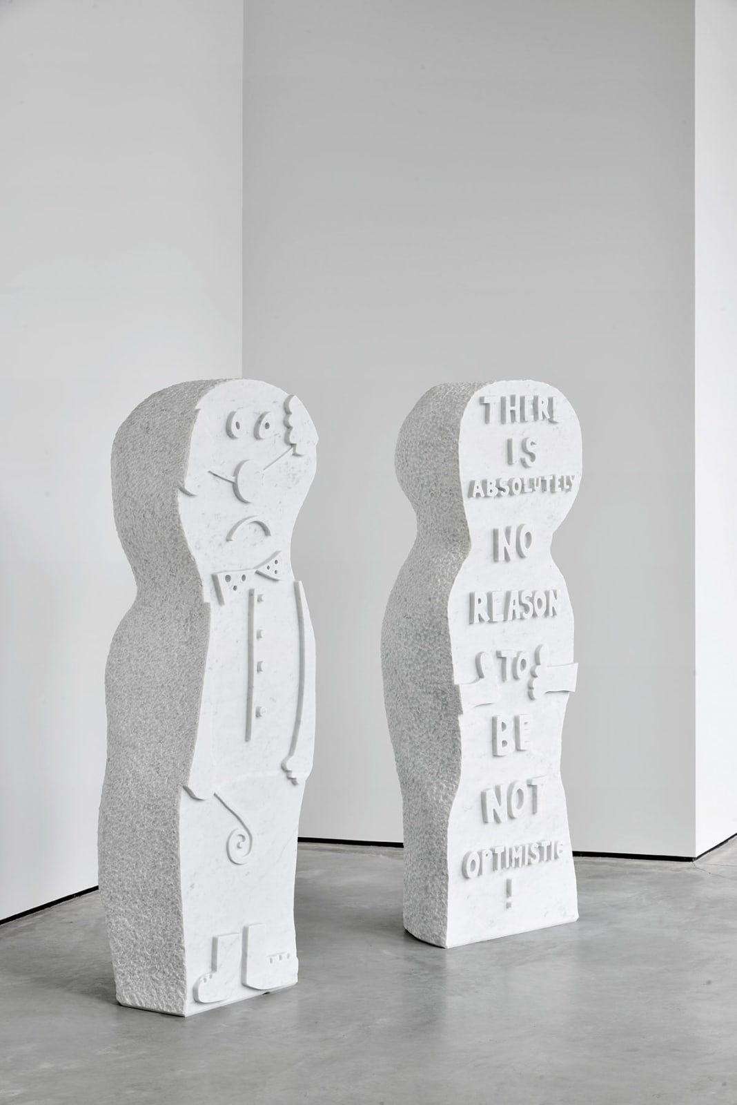 Olaf Breuning, Untitled (There Is Absolutely No Reason To Be Not Optimistic!), 2013