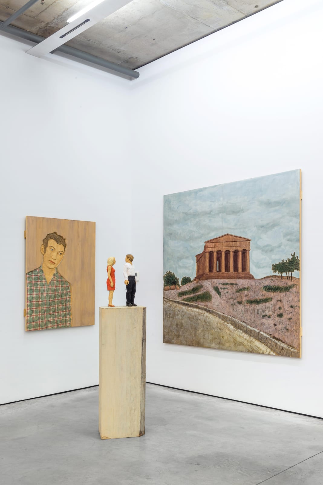 Stephan Balkenhol, Relief Temple, 2004