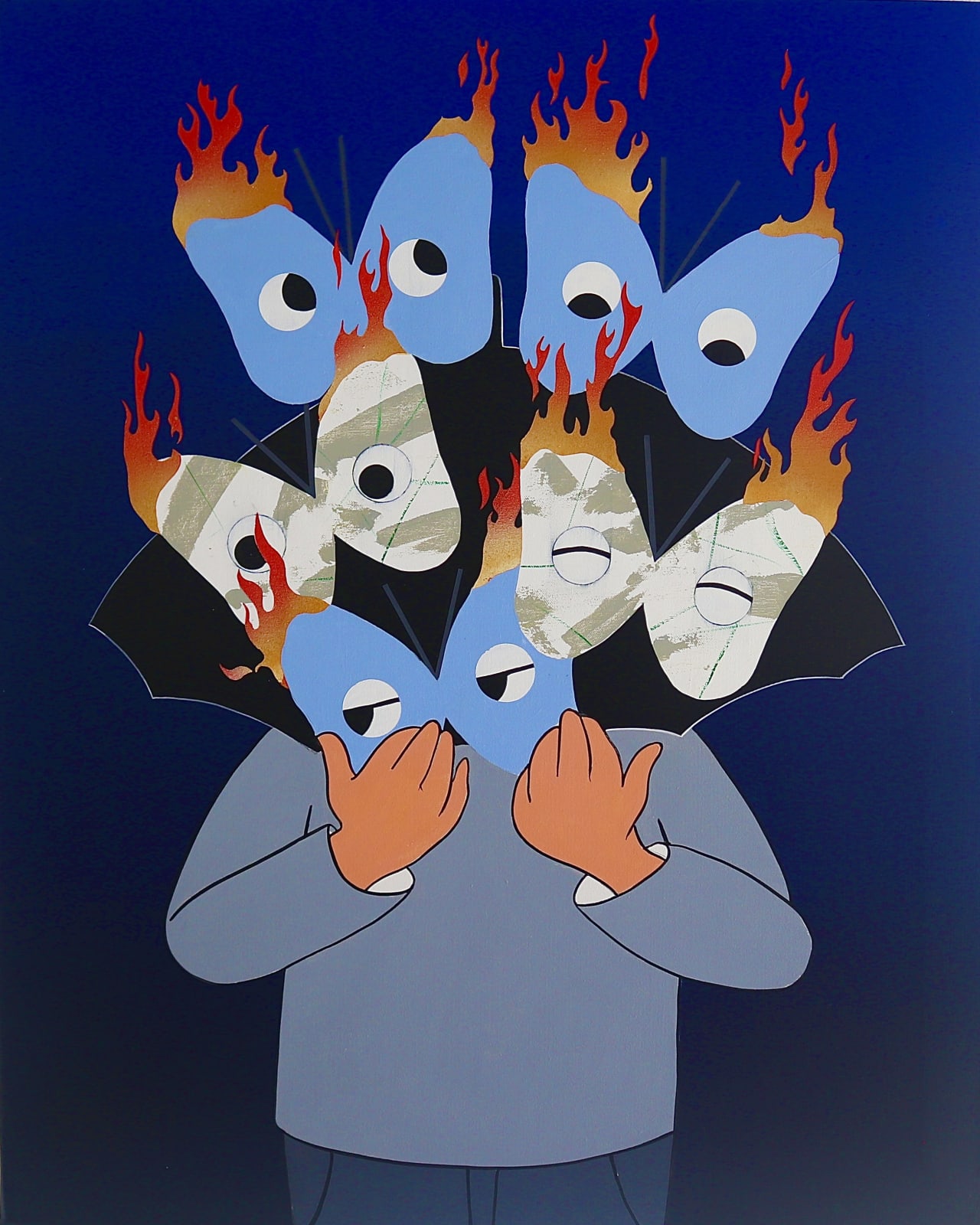 Léo Yamada, Fire, 2022