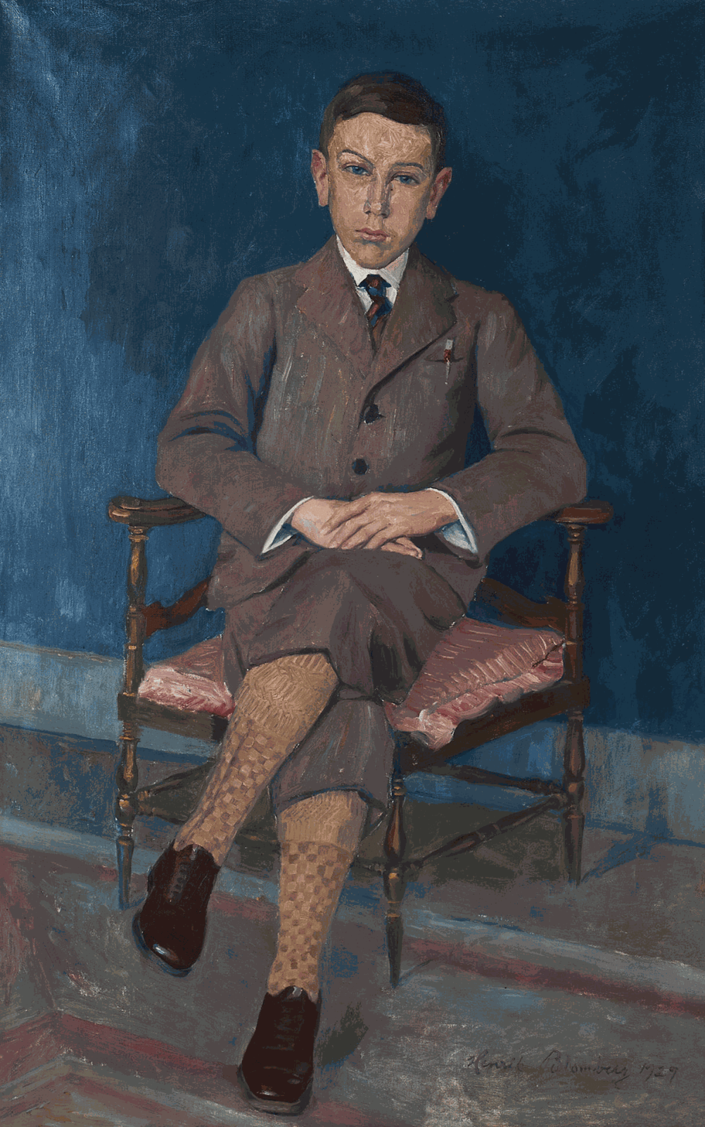 Henrik Blomberg, Portrait of a Boy, 1929