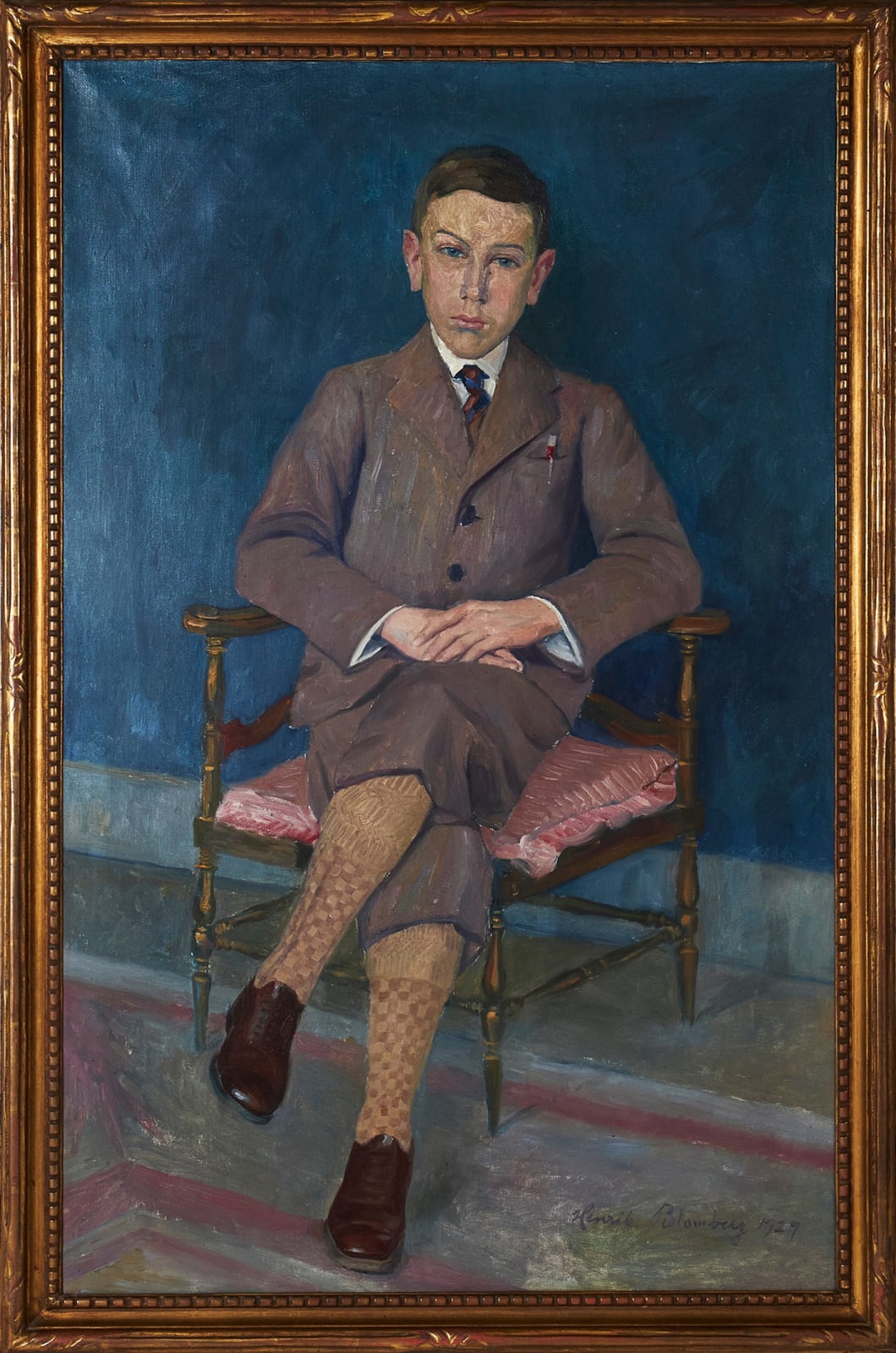 Henrik Blomberg, Portrait of a Boy, 1929