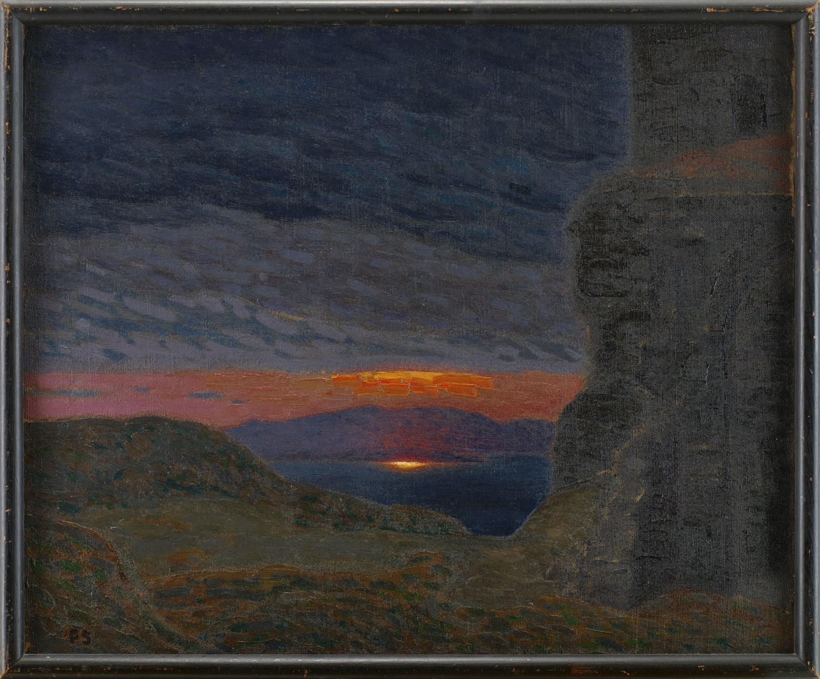 Pelle Swedlund, Sunset at the Fortress - Rainstorm (Solnedgång vid Borgen - regnby), 1904 ca.
