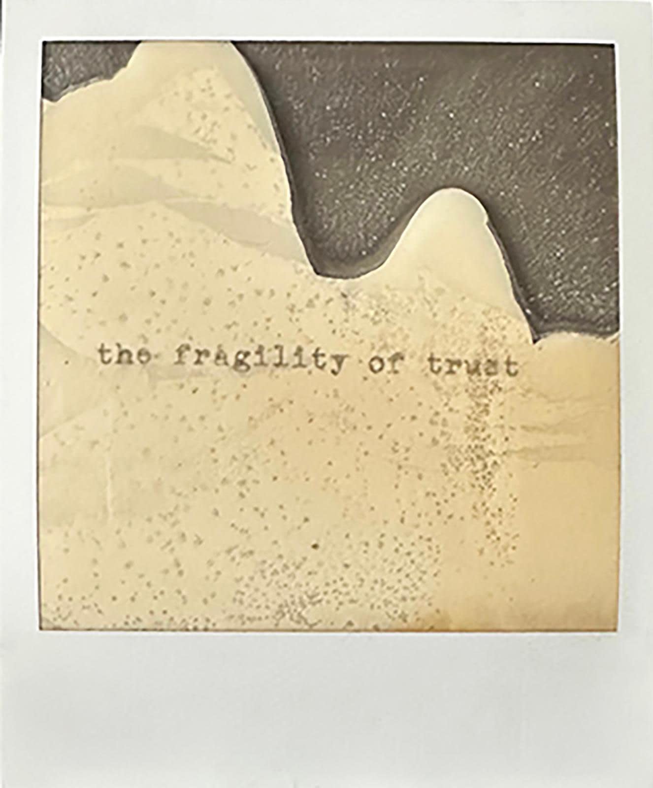 Catherine Just, The Fragility of Trust, 2025