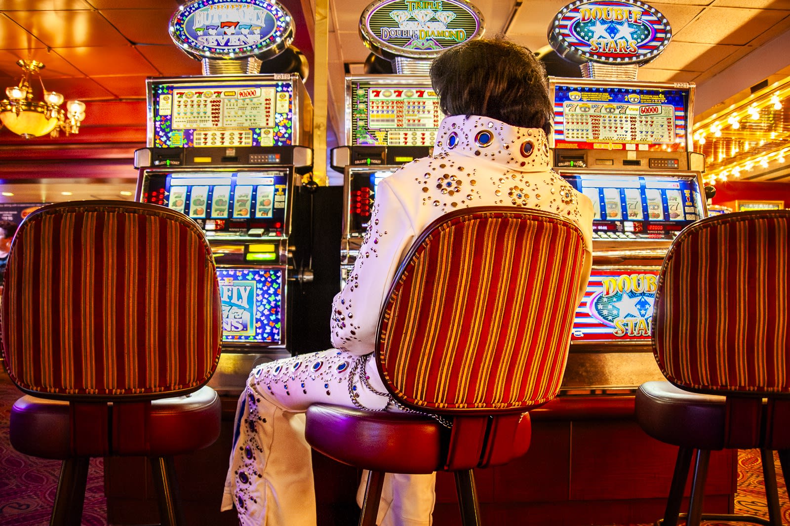 Michael Rababy, Elvis at Slots, Los Vegas, 2012, 2012