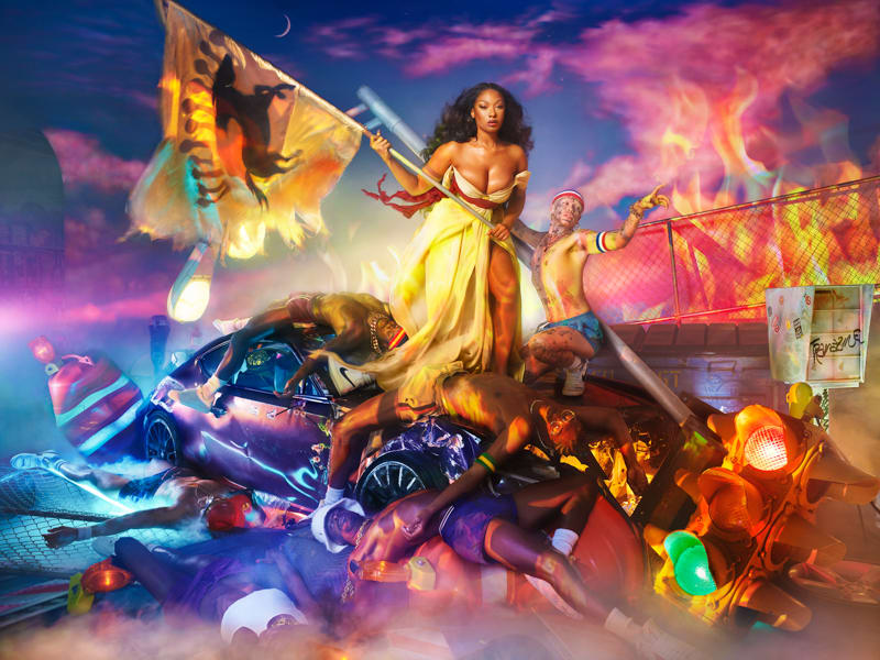 David LaChapelle, Megan the Stallion: Poetic Justice, 2022