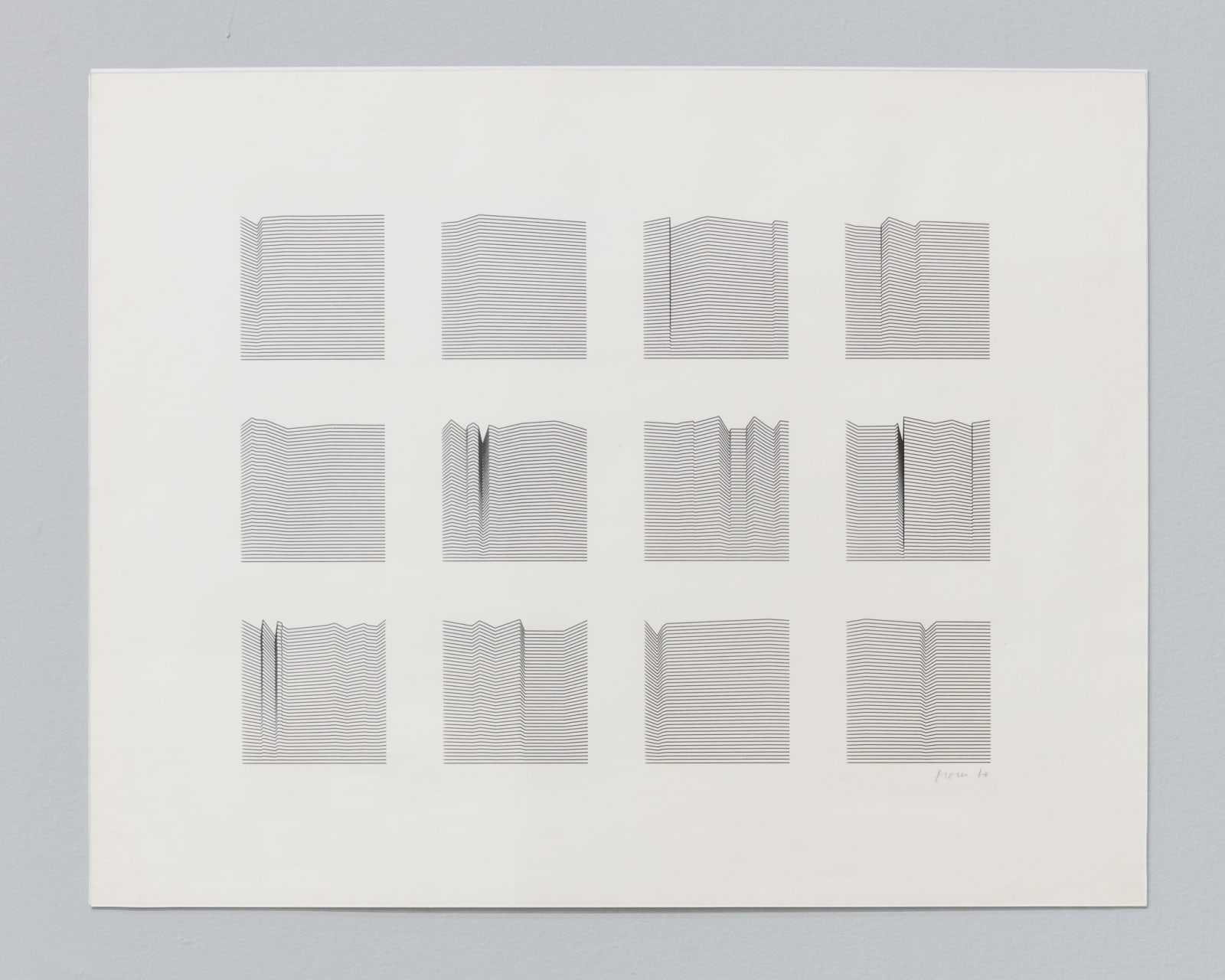 Manfred Mohr, P-031b, 1970