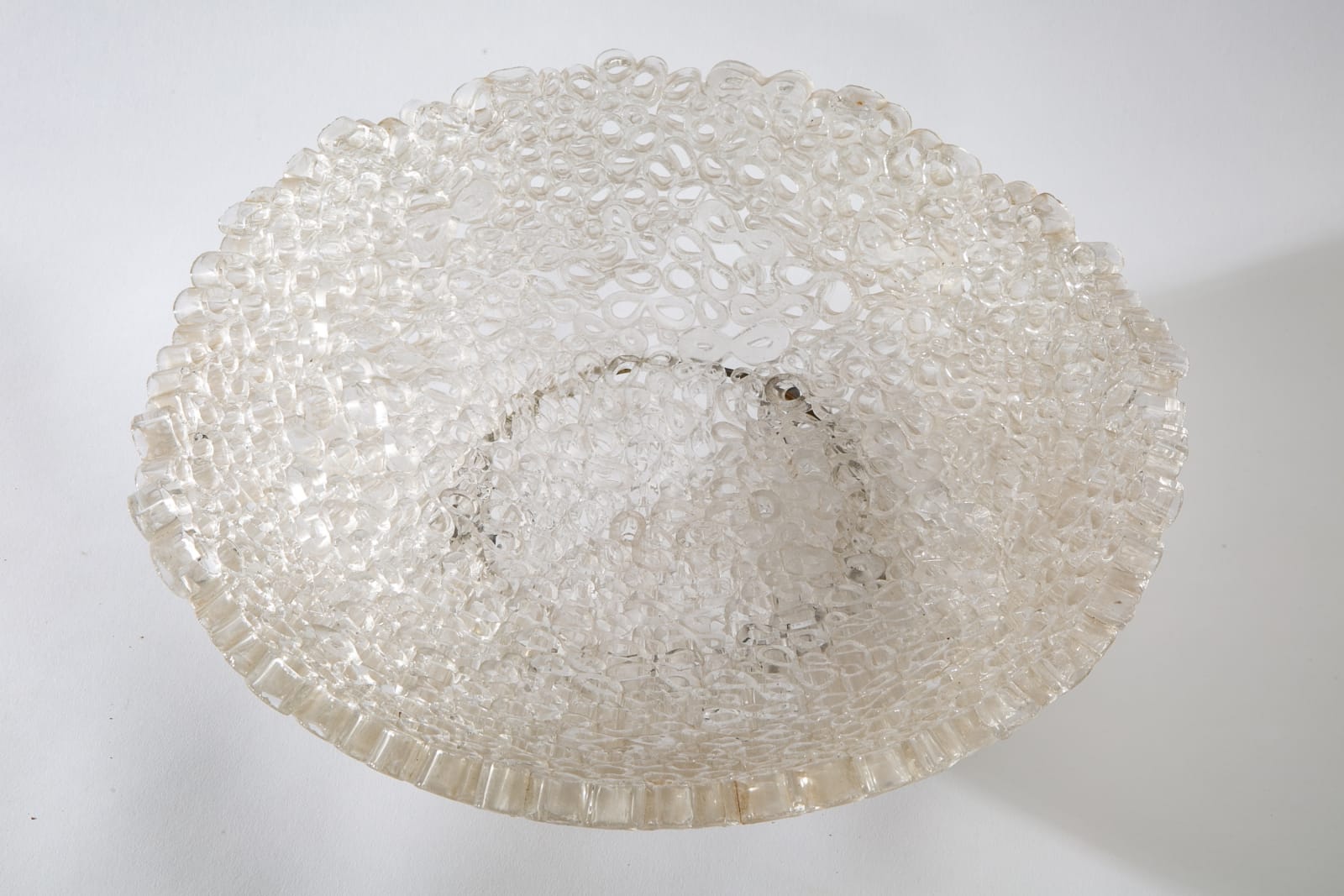 Glass Bowl with Tripod Base