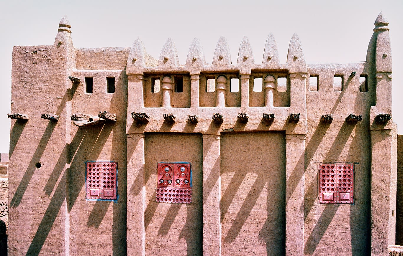 MALI 1977, Mosque Djenné, 1977