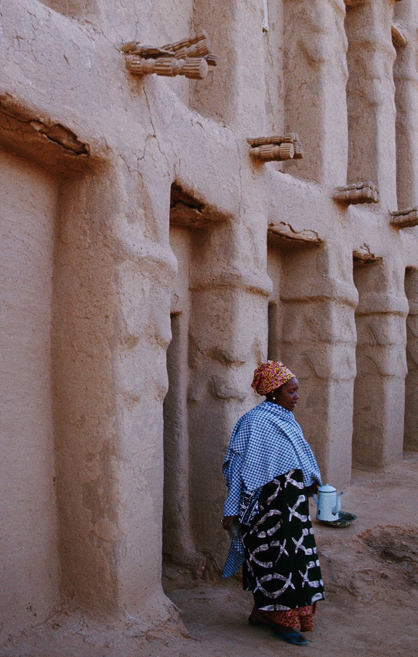 MALI 1977, Mosque Djenné, 1977