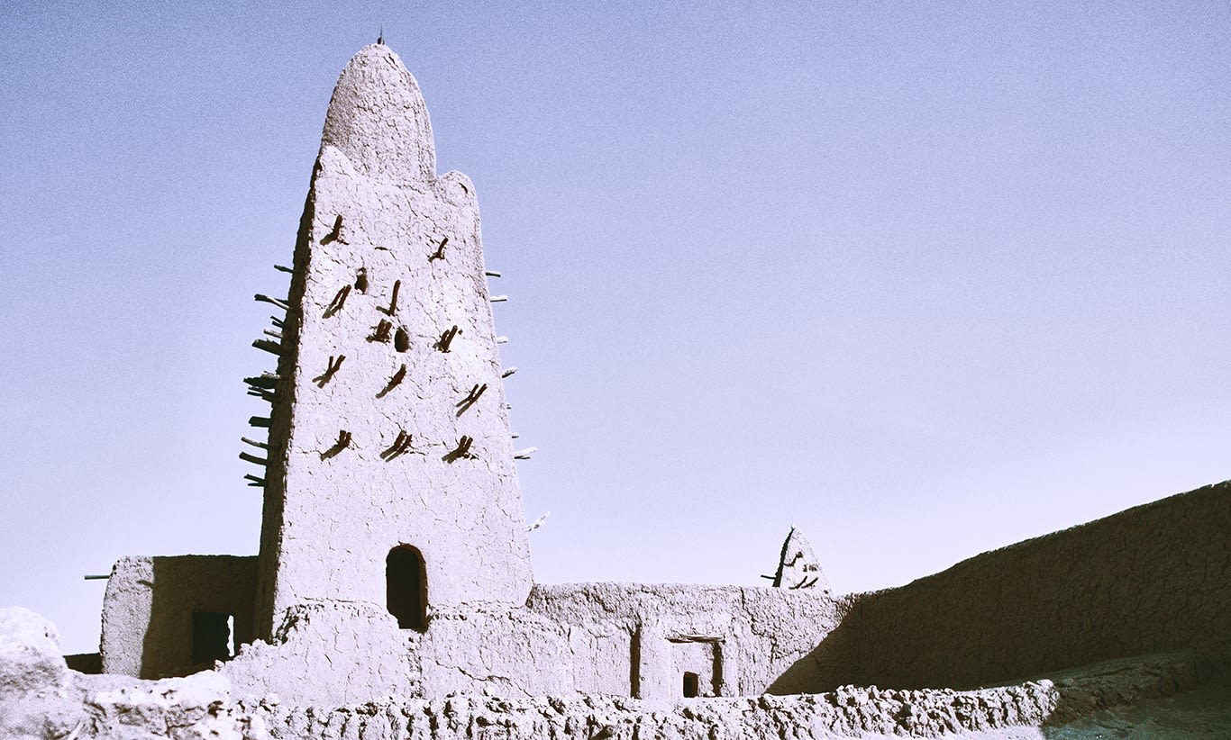 MALI 1977, Mosque Djenné, 1977