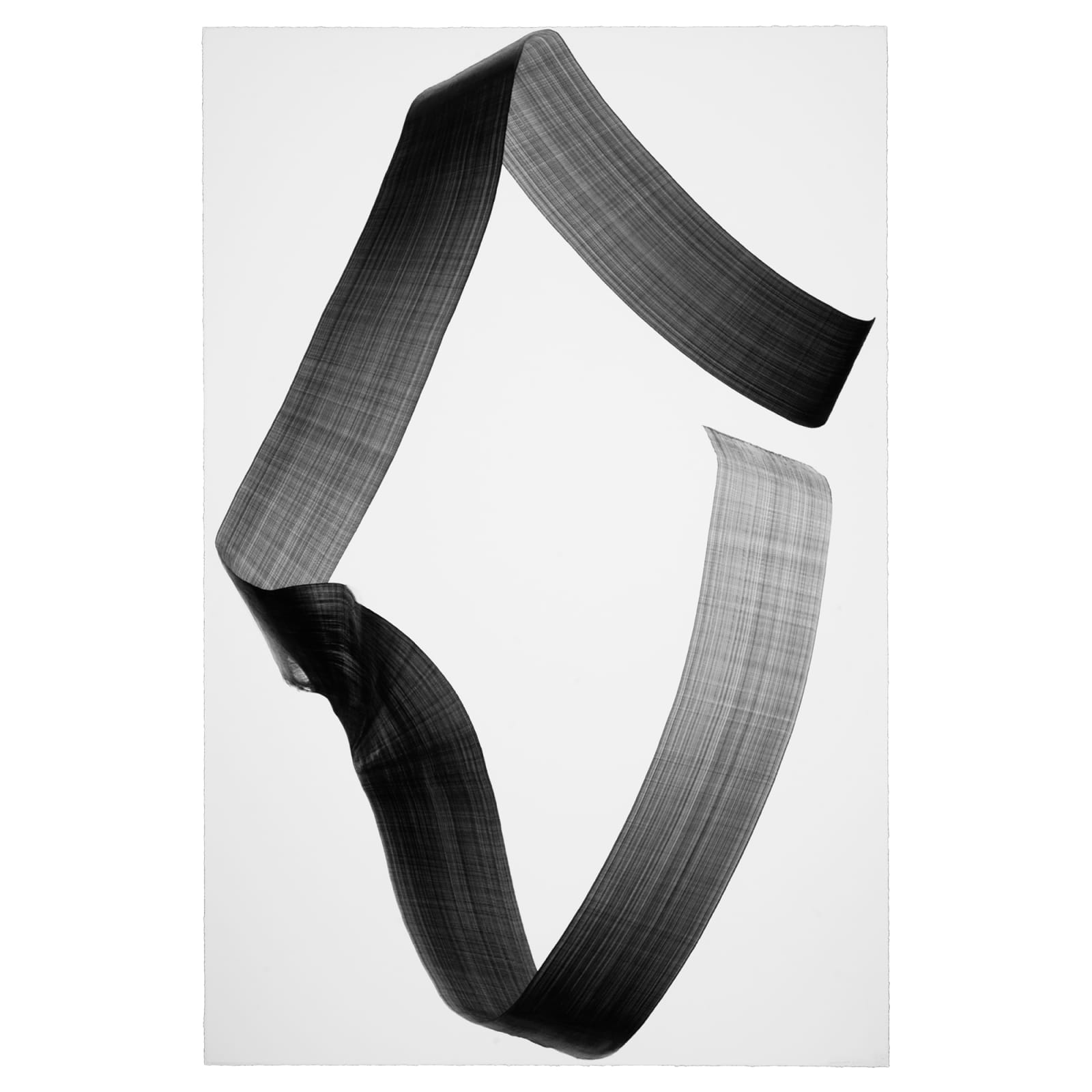 Lee Bae Brushstroke-au9 2025 Charcoal Ink on Paper 260 x 170 cm