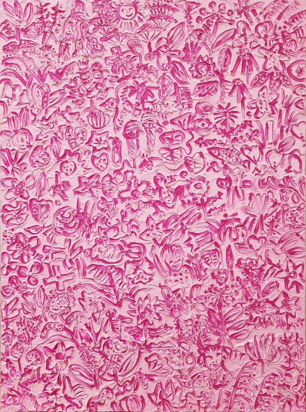 Kim Chong Hak Untitled 2022 Acrylic on Canvas 130.3 x 97 cm