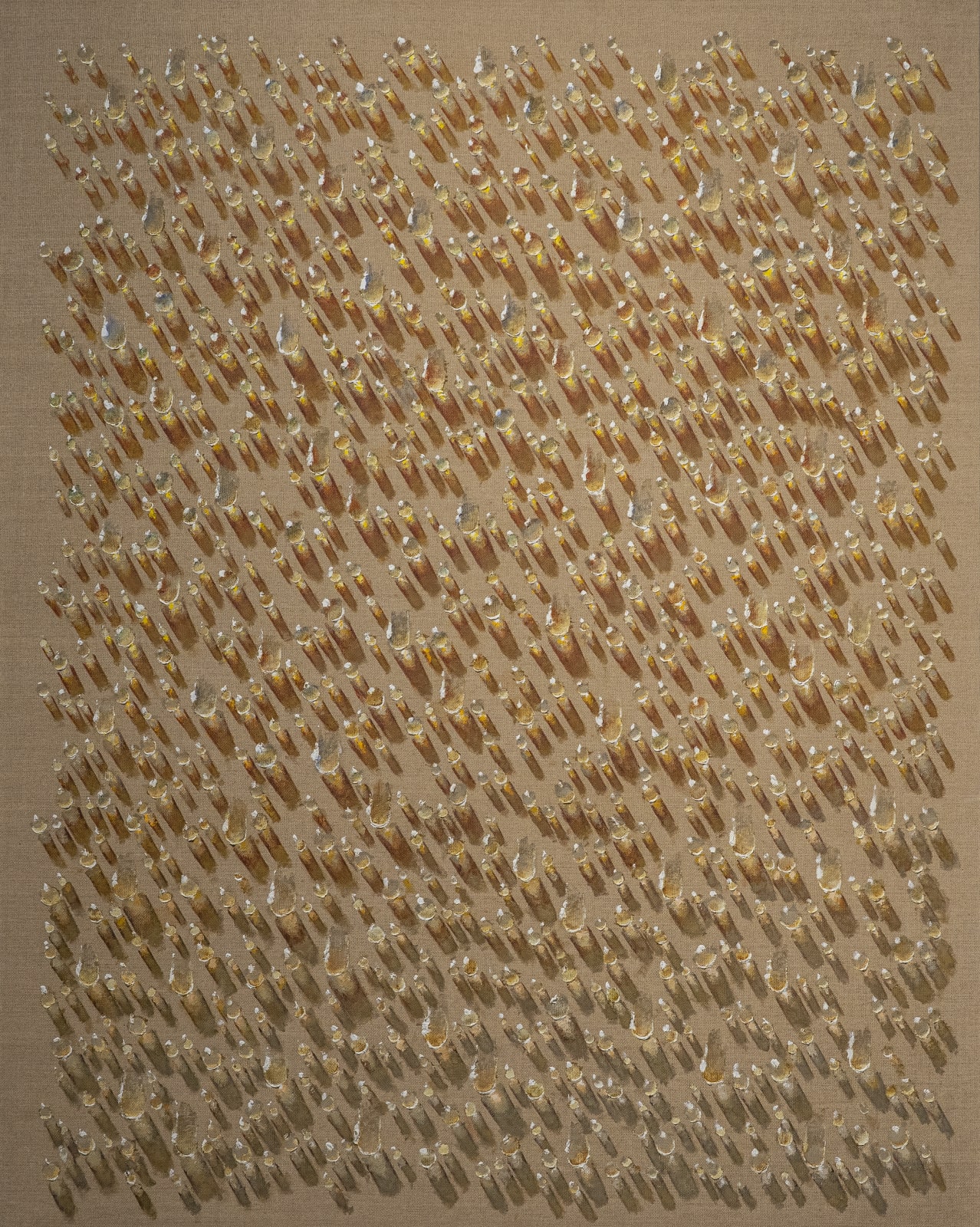 Kim Tschang-Yeul Untitled 1988 Oil on Canvas 162 x 130 cm