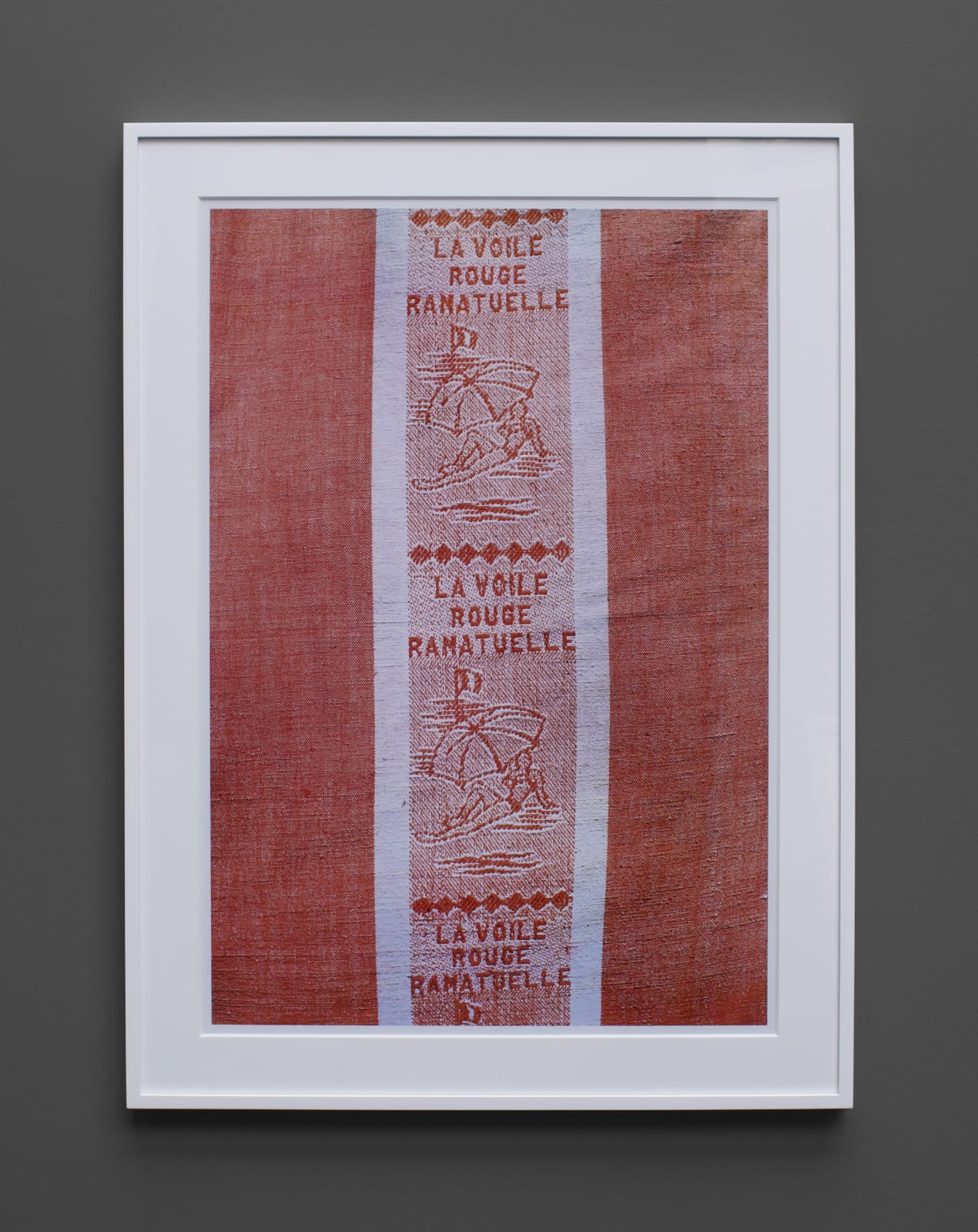 Philippe Garner, Mattress Cover, La Voile Rouge, 1974