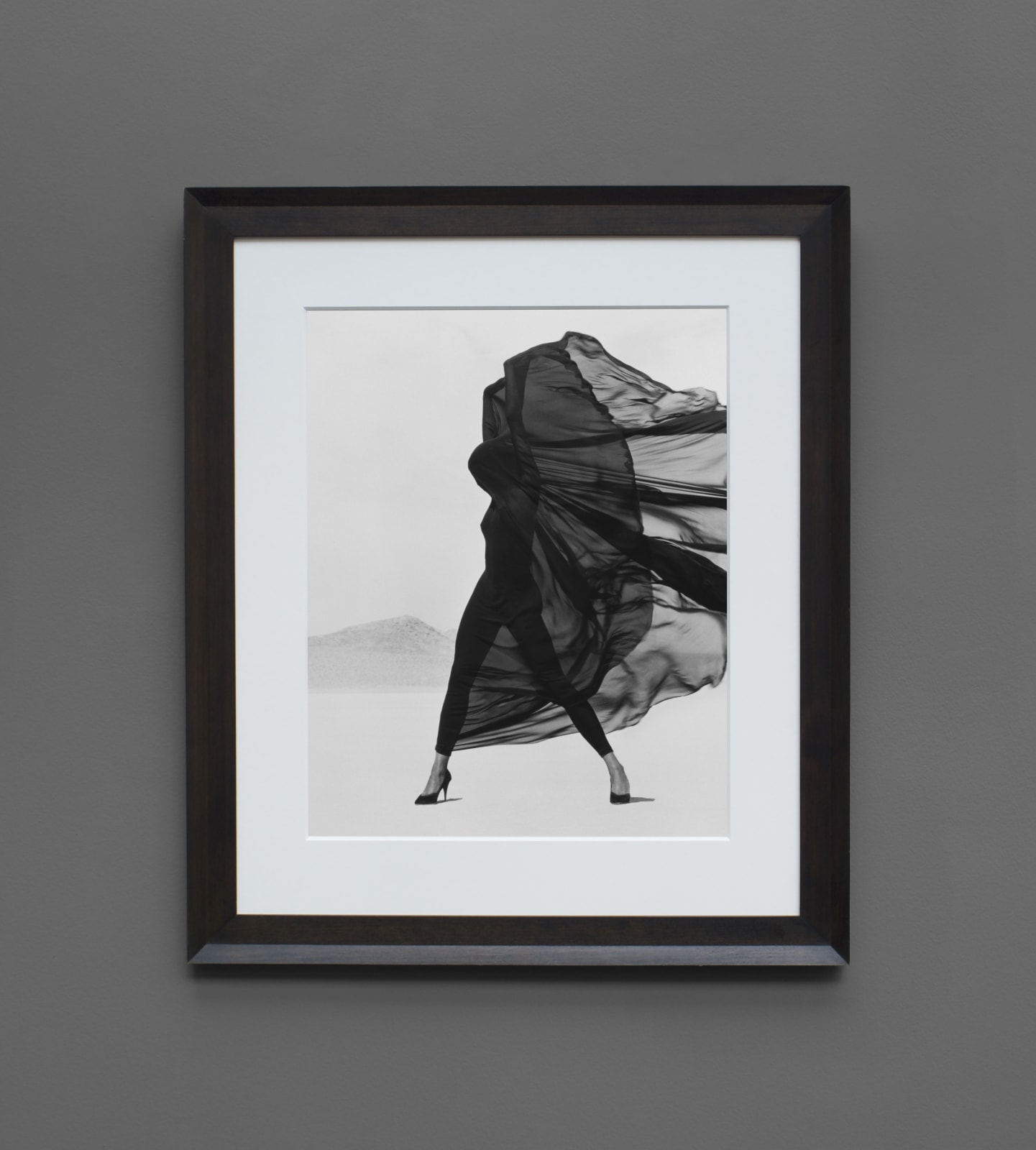Herb Ritts, Versace (Veiled Dress), El Mirage, 1990