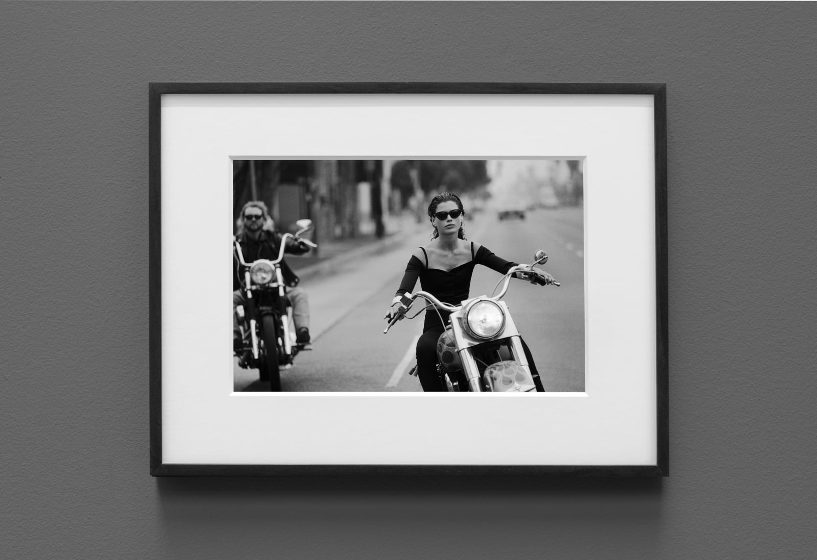 Albert Watson, Carré Otis on Chopper, Los Angeles, 1990