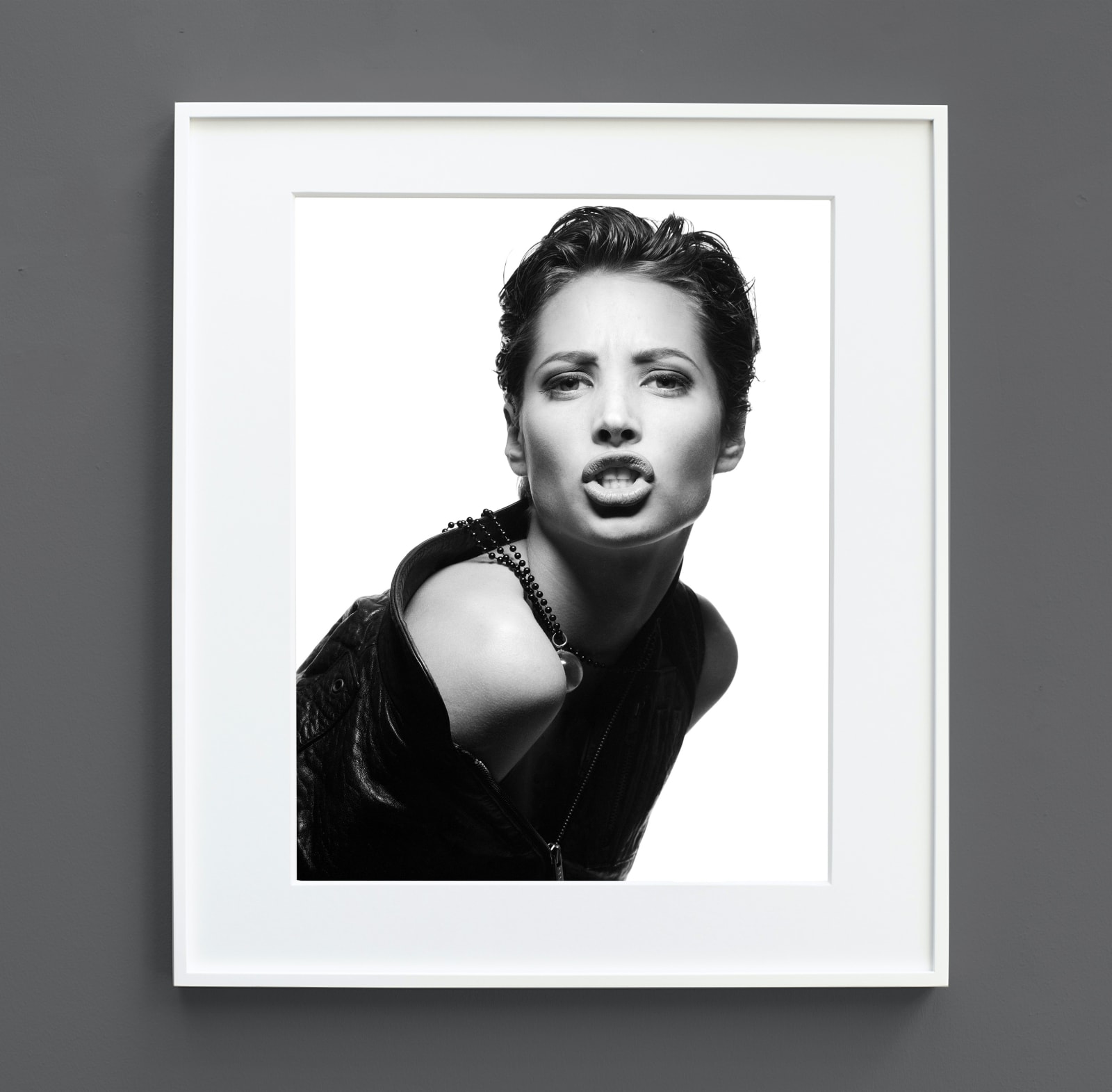 Albert Watson, Lips, Christy Turlington, 1990