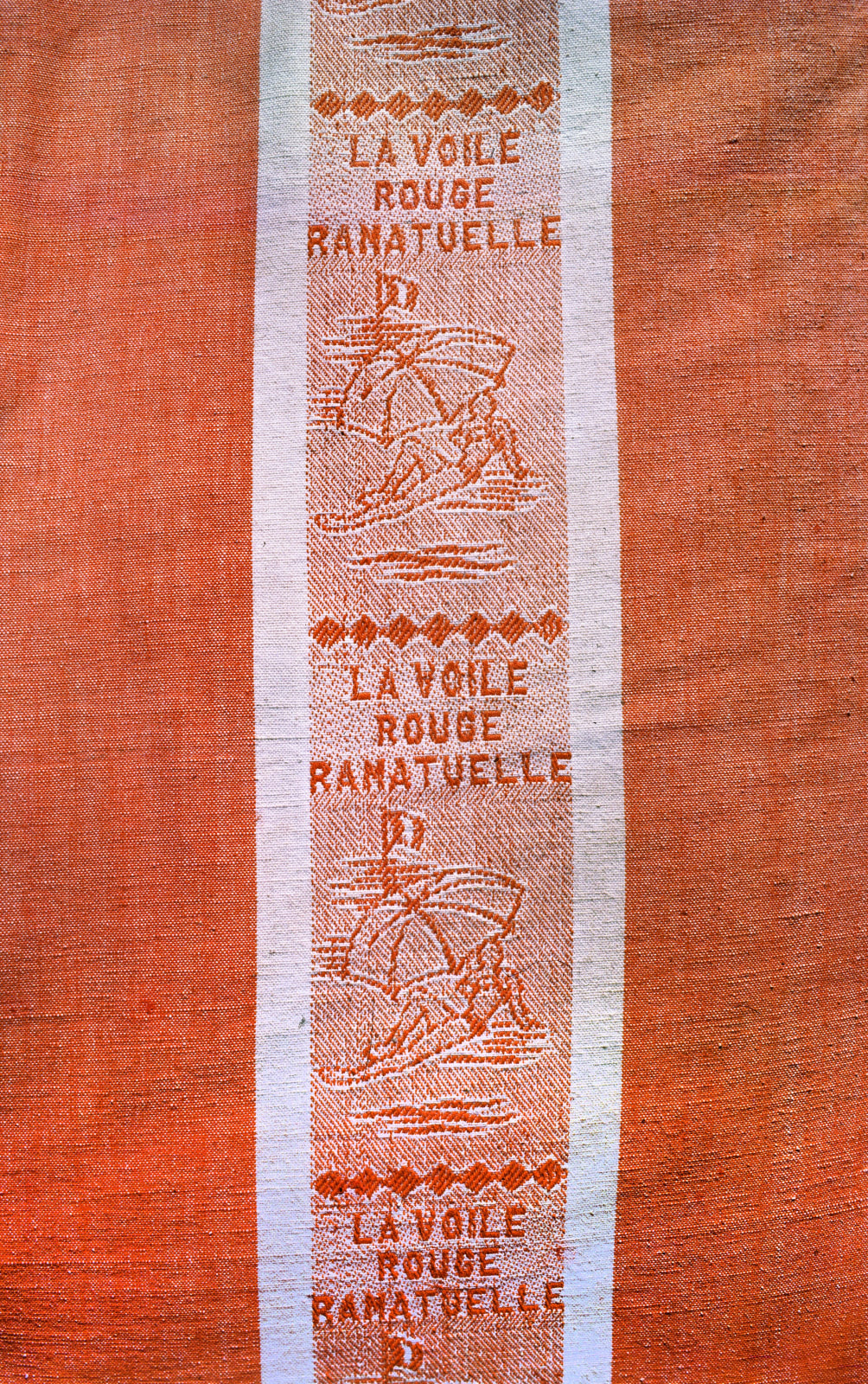 Philippe Garner, Mattress Cover, La Voile Rouge, 1974
