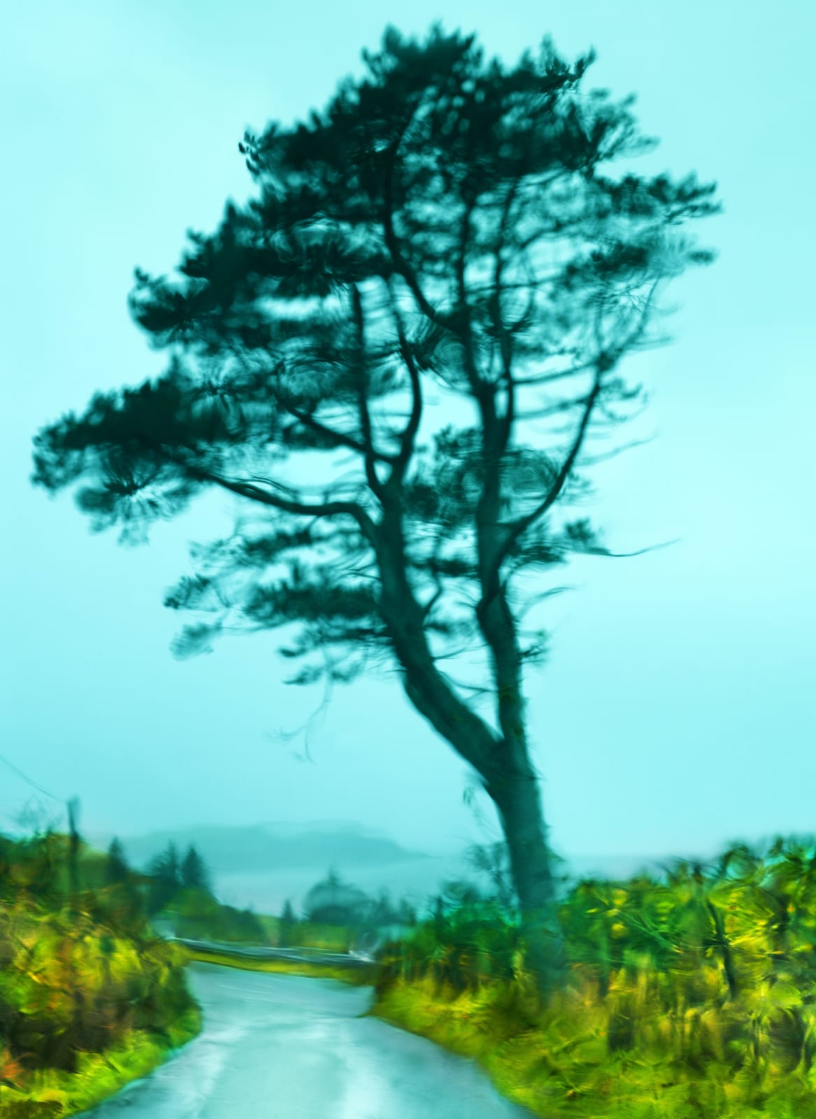 Albert Watson, Fairy Glen through Windshield, Isle of Skye, Scotland, 2013