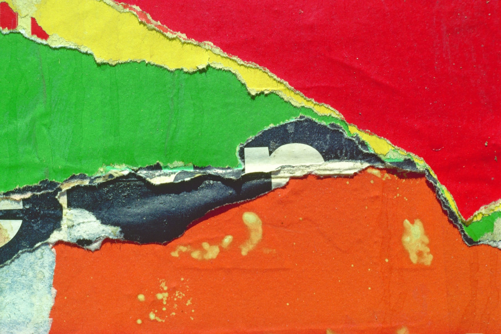 Philippe Garner, Torn Posters, Marseille, 1972