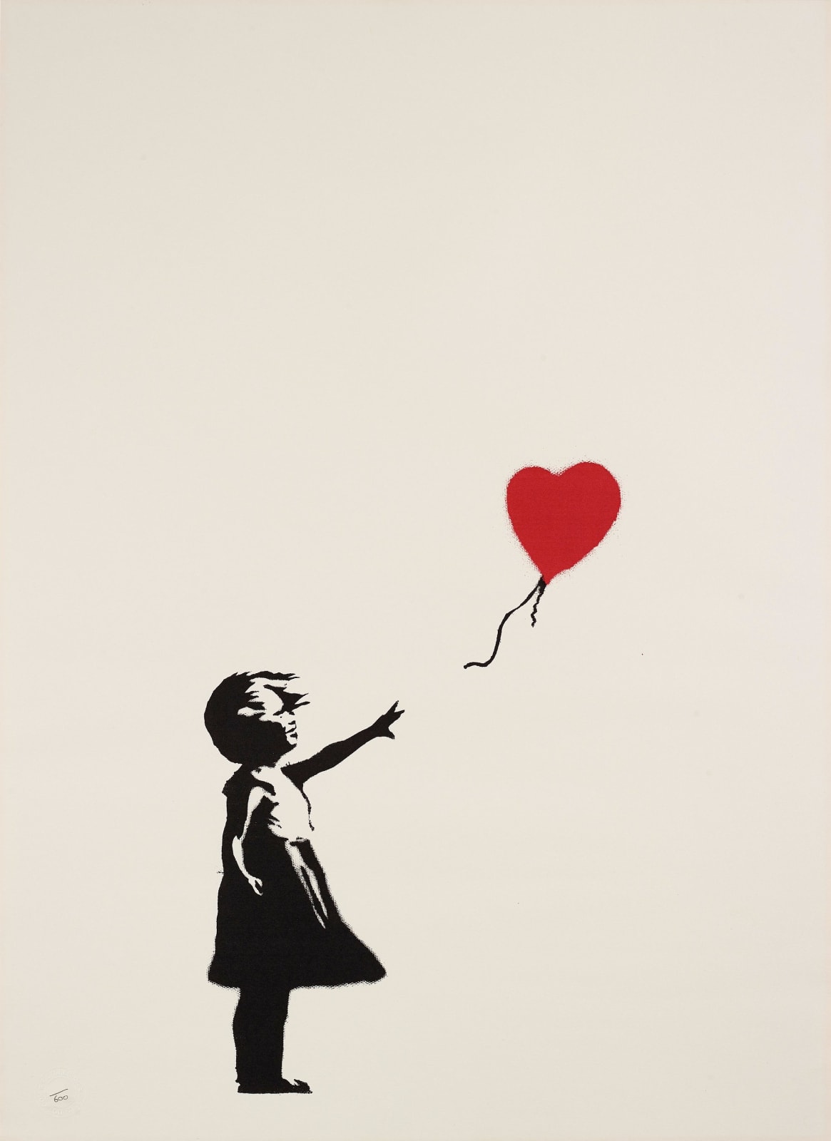 Banksy, Girl With Balloon (Unsigned), 2004