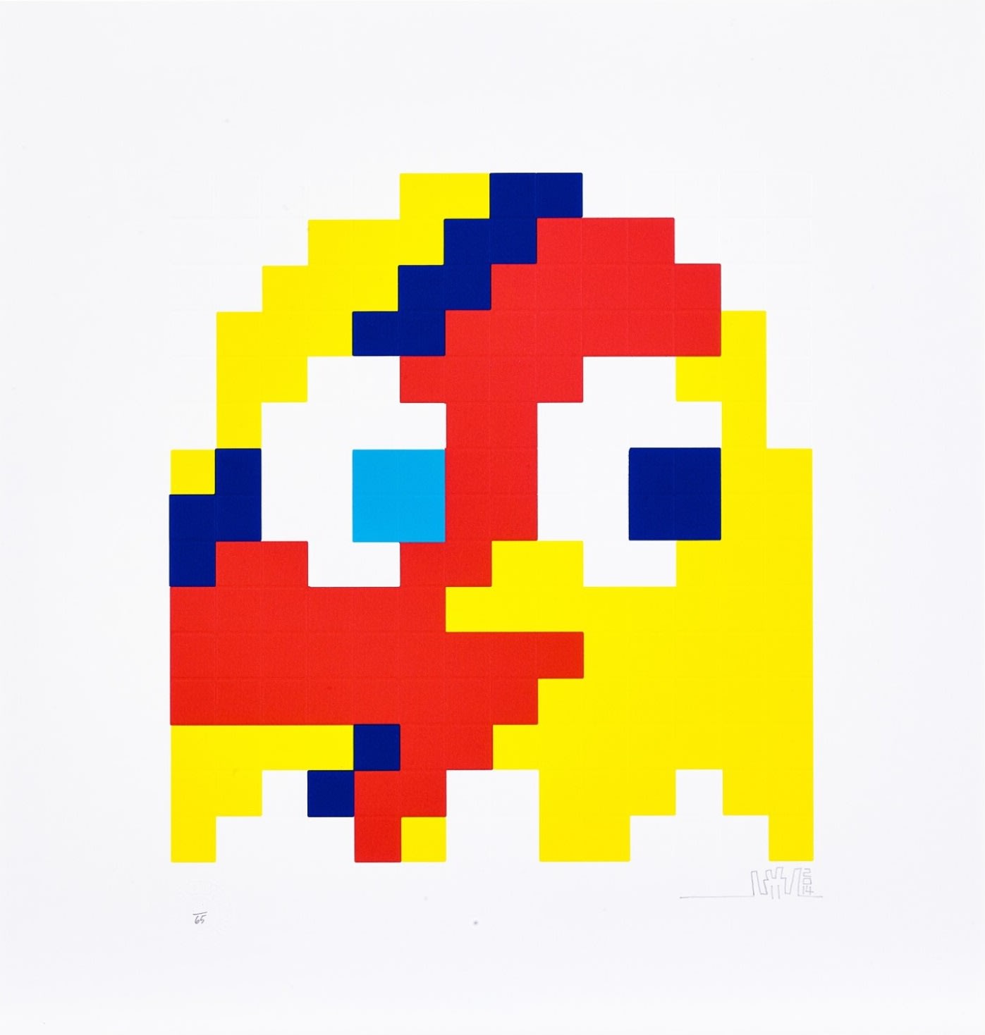 Invader, Aladdin Sane (Yellow), 2014