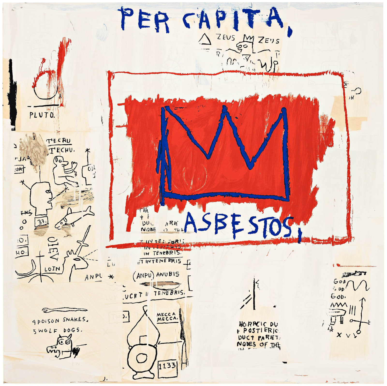 Jean-Michel Basquiat, Per Capita (1983), 2001