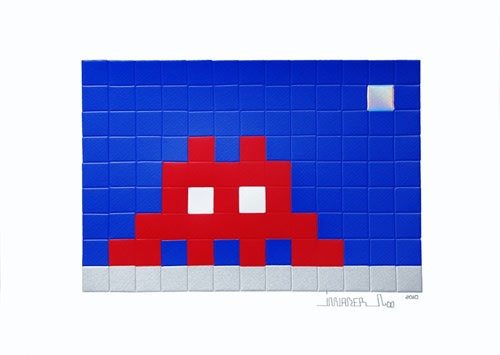 Invader, Home Moon, 2010