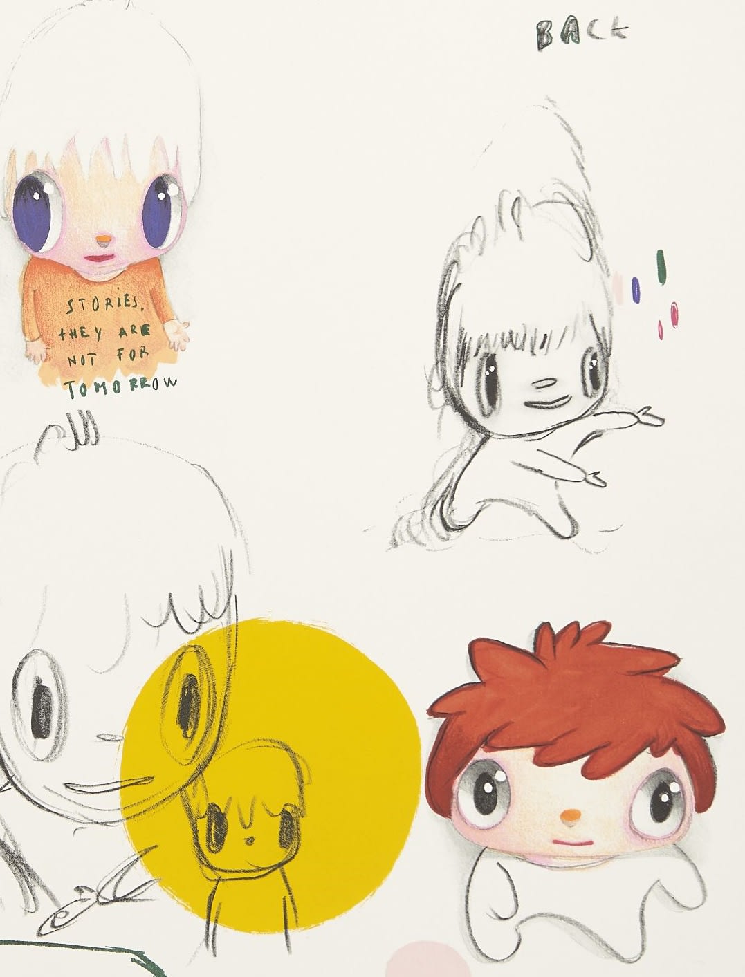 Javier Calleja, Untitled Drawing #1 (Tomorrow More), 2019