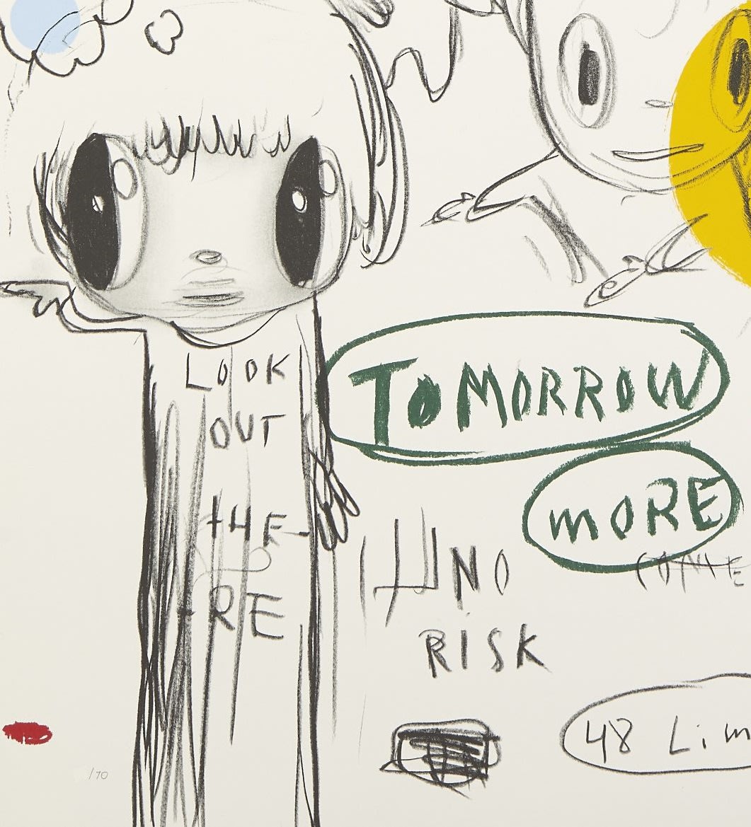 Javier Calleja, Untitled Drawing #1 (Tomorrow More), 2019
