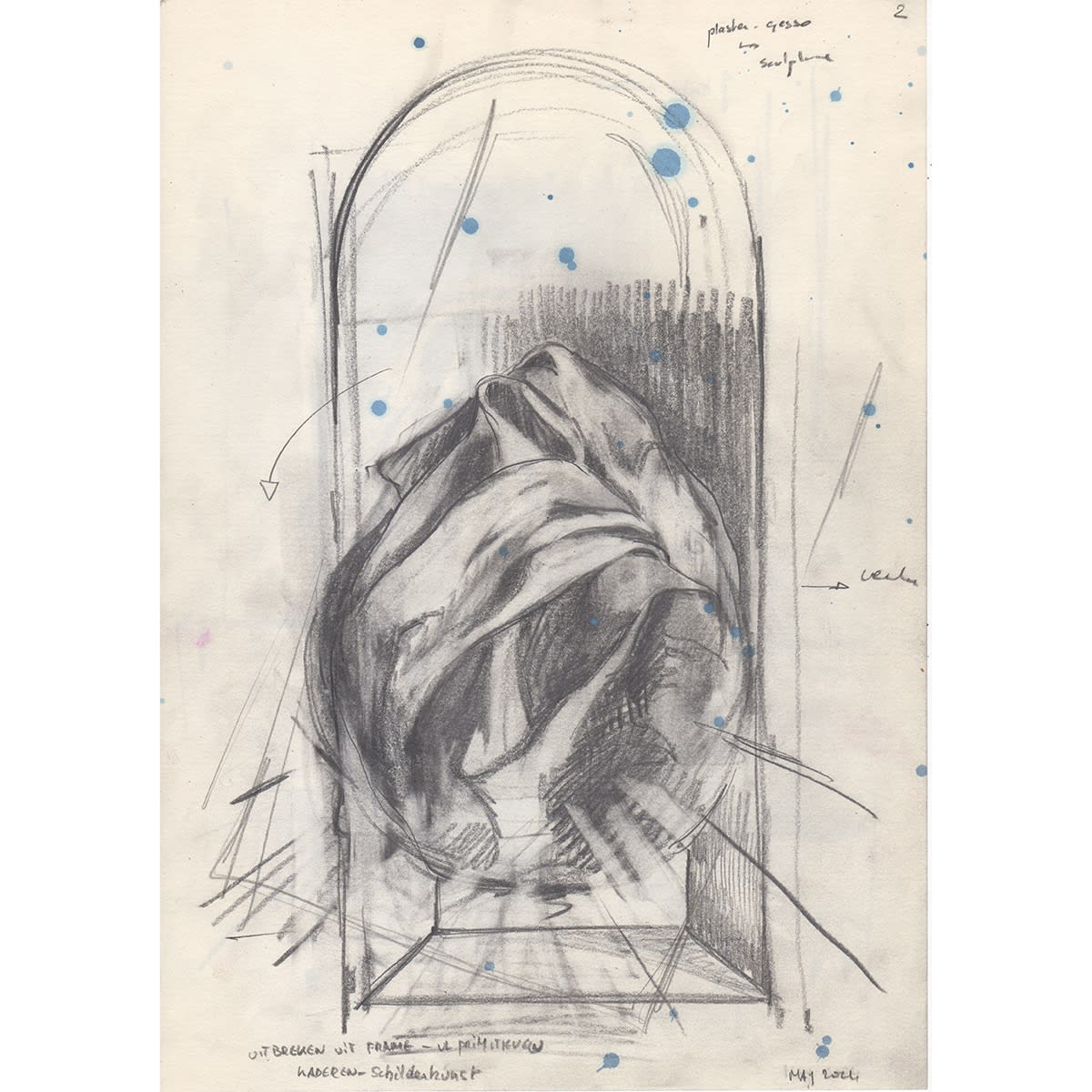 MICHAËL AERTS, Study for the possibility of the simultaneous, 2024