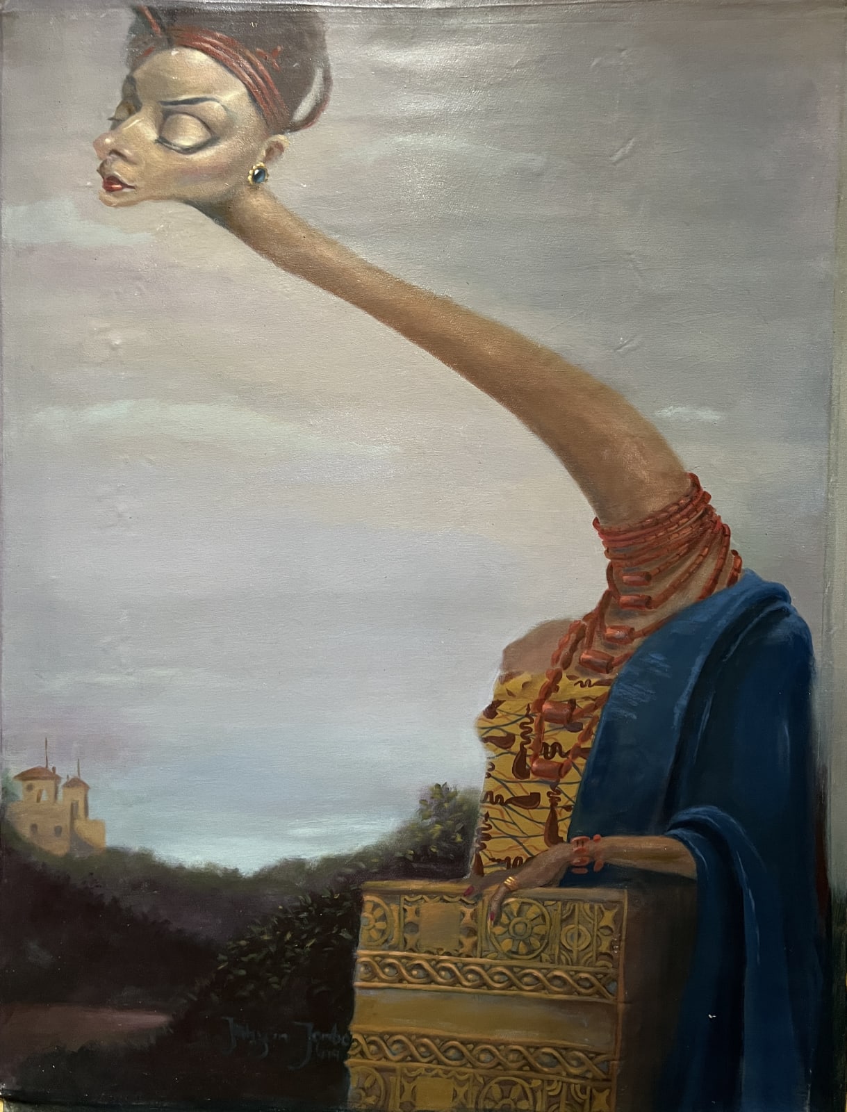 Derek Jahyem Jombo-Ogboi, Ekpokin, Untitled, Dilemma series , 2022