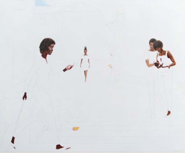 Kimathi Donkor, Holy Family, 2019