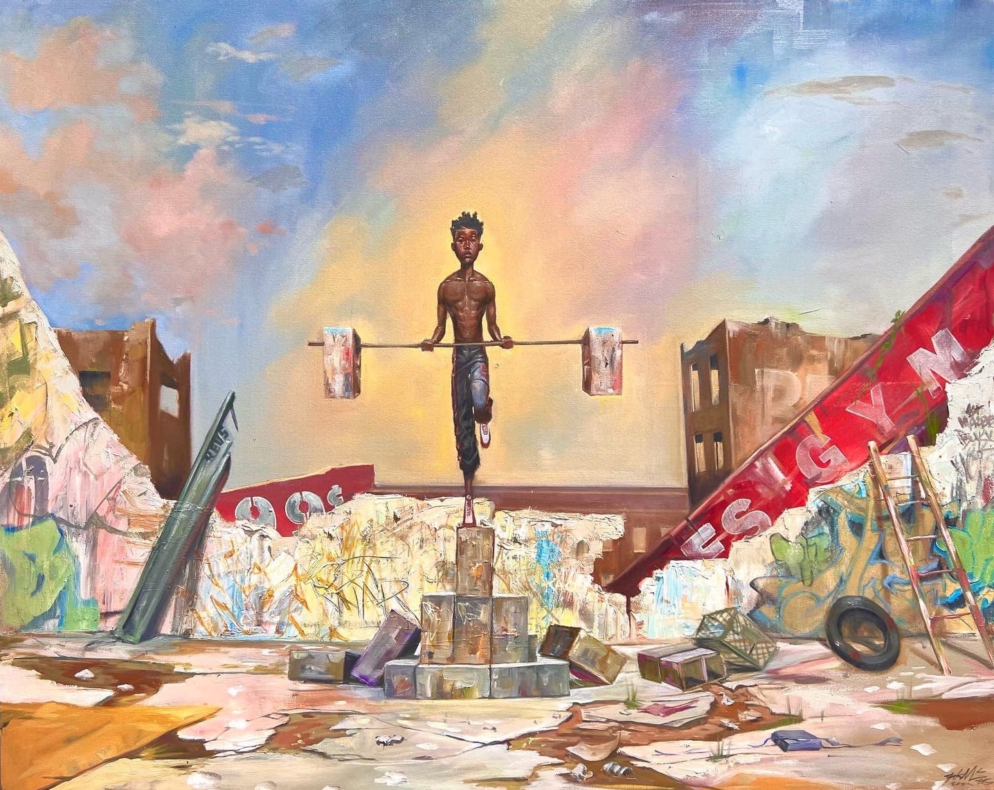 Frank Morrison, Return to Cinder, 2022