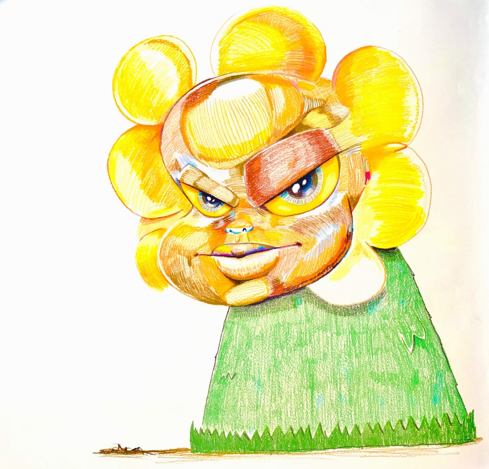 Hebru Brantley, Flower Boy, 2021