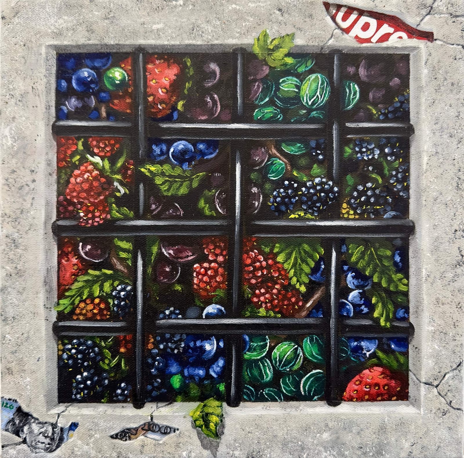 Terron Cooper Sorrells, Trapped Berries, 2023