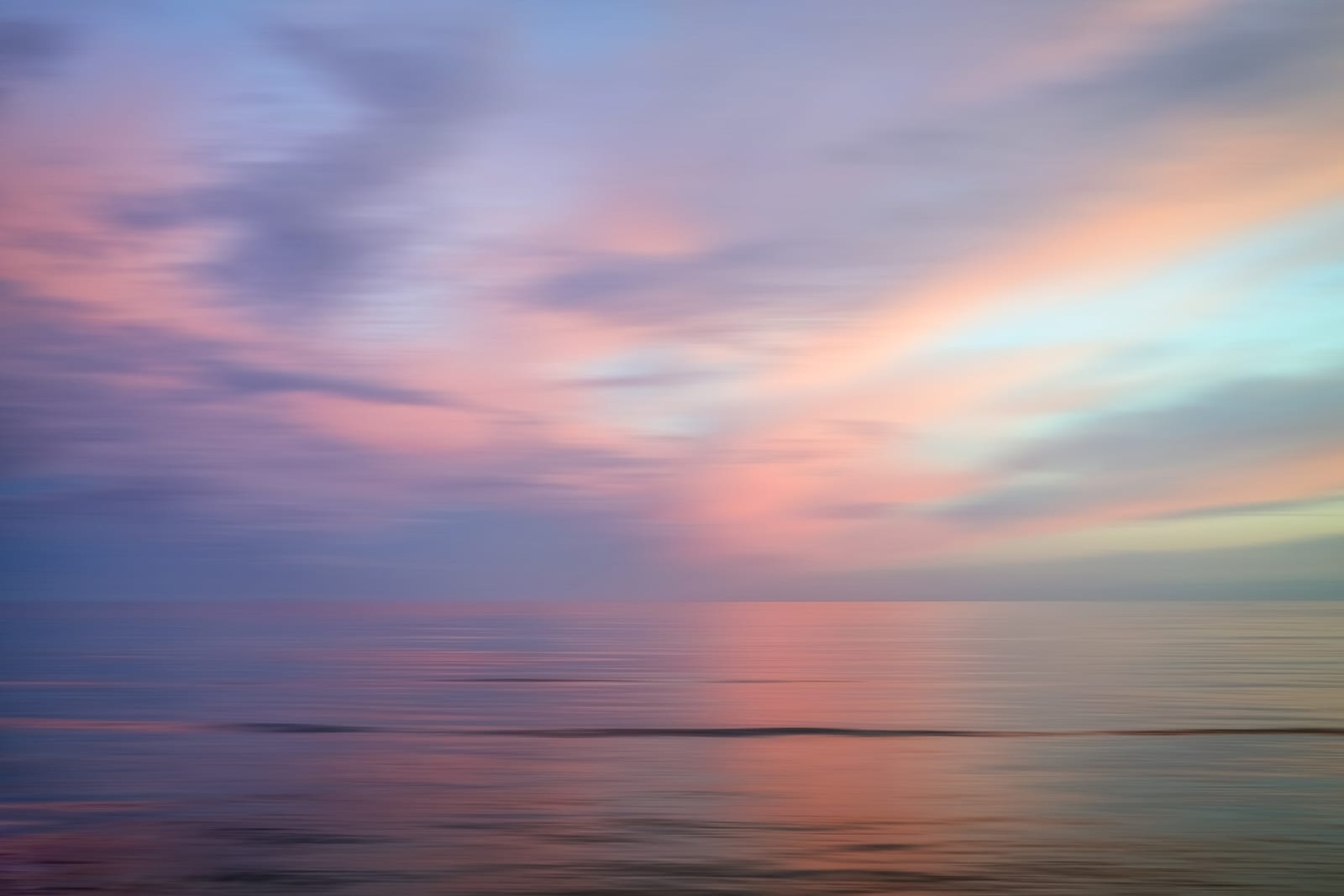 Seascape Dusk to Dawn series Shades of Pink and Blue Steve Gallagher