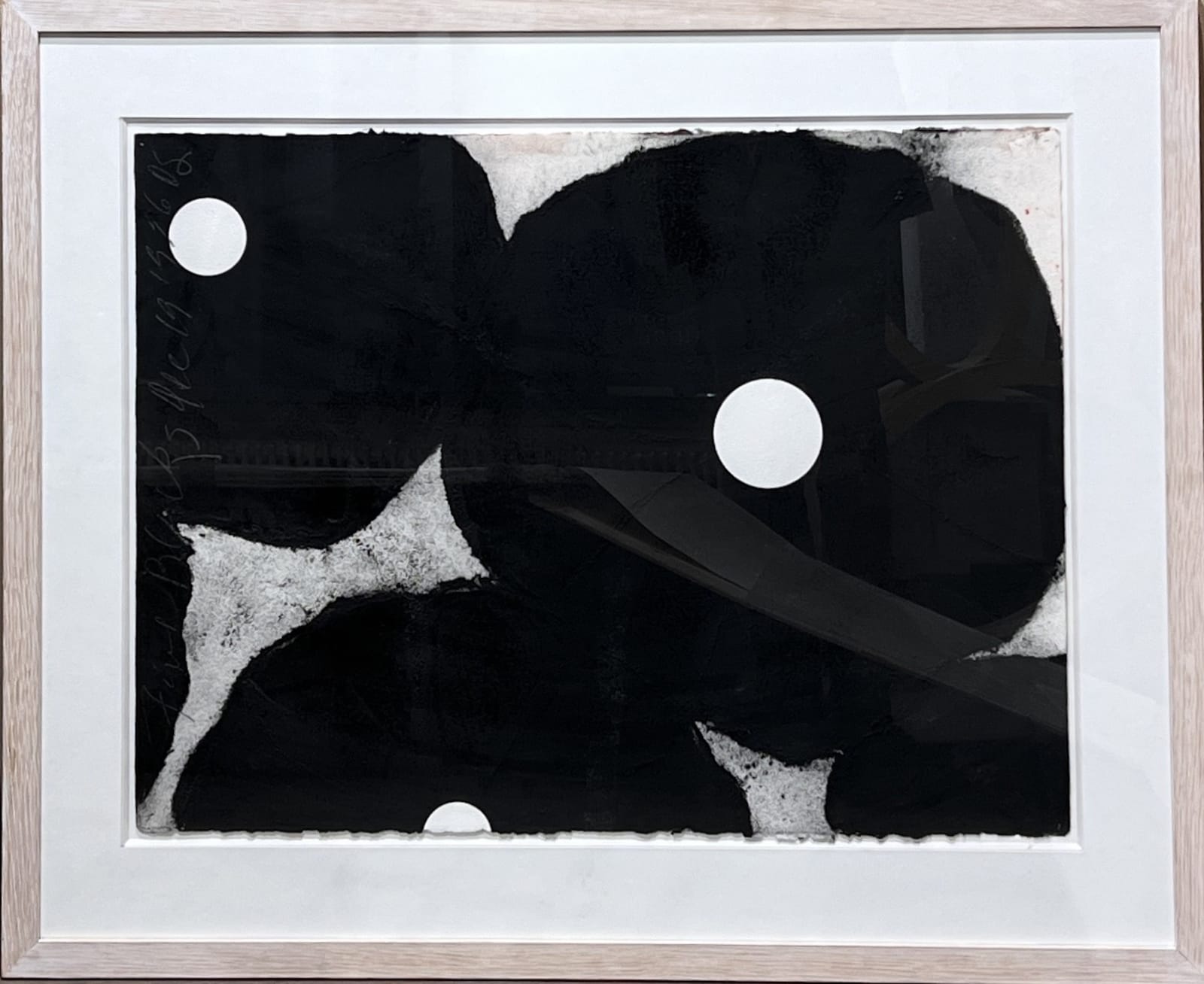 Donald Sultan, Five Blacks, Dec 19 1996, 1996