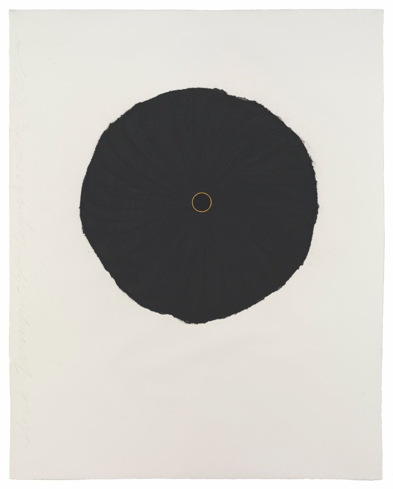 Donald Sultan, Black Trumpet Yellow Aug 22 2012, 2012