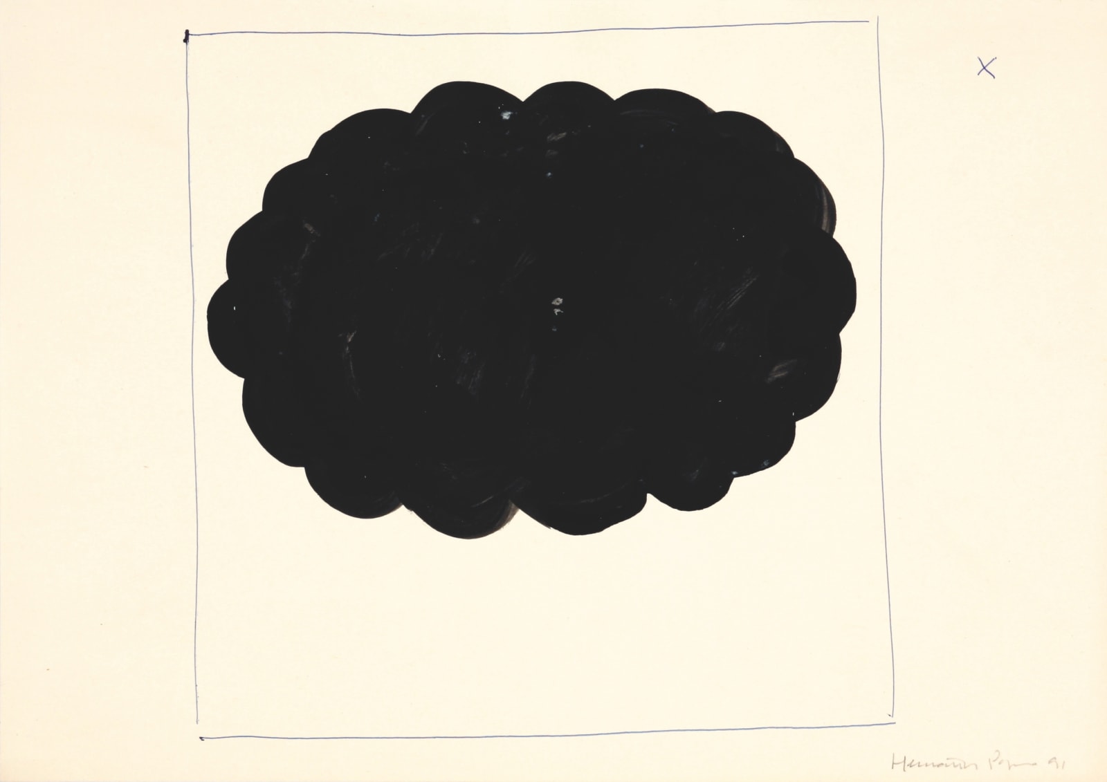 Joan Hernández Pijuan, Dibuix n°143, 1991